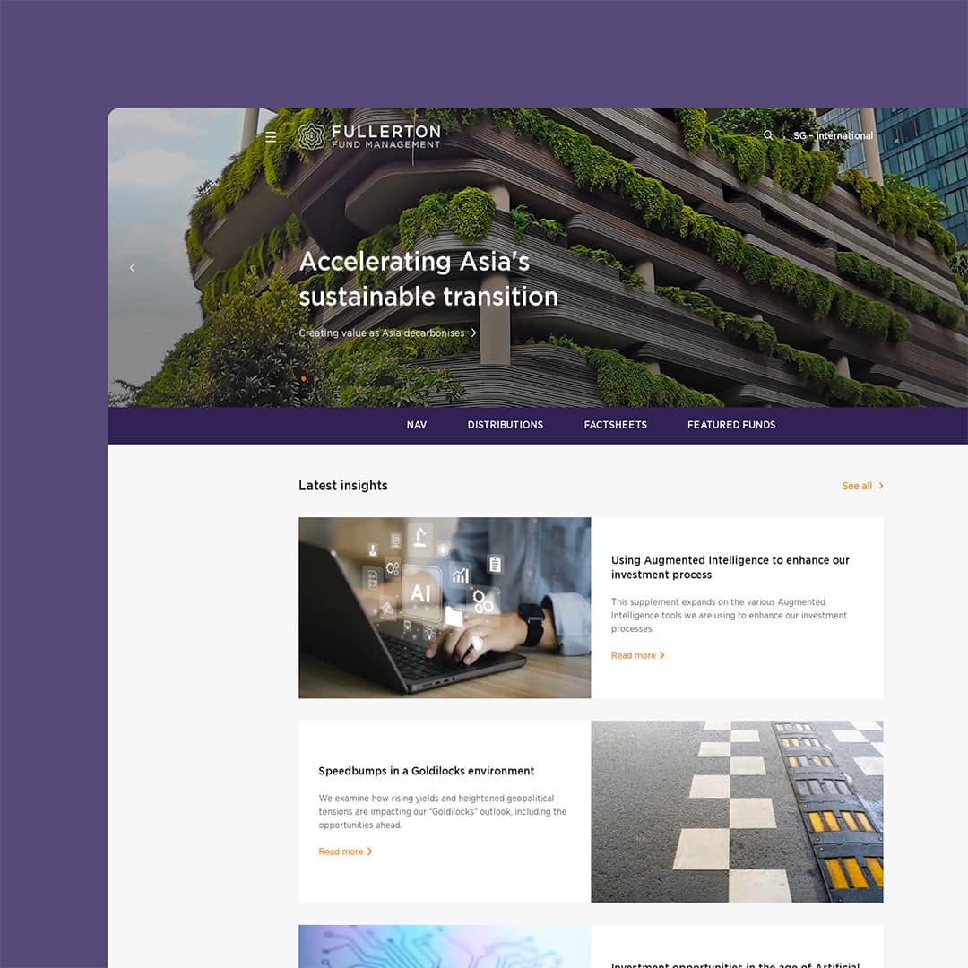 Case study image for Fullerton Fund Management