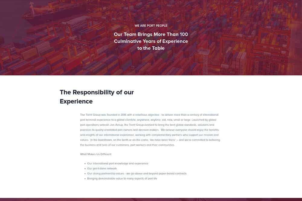 trent port services portfolio approach 1