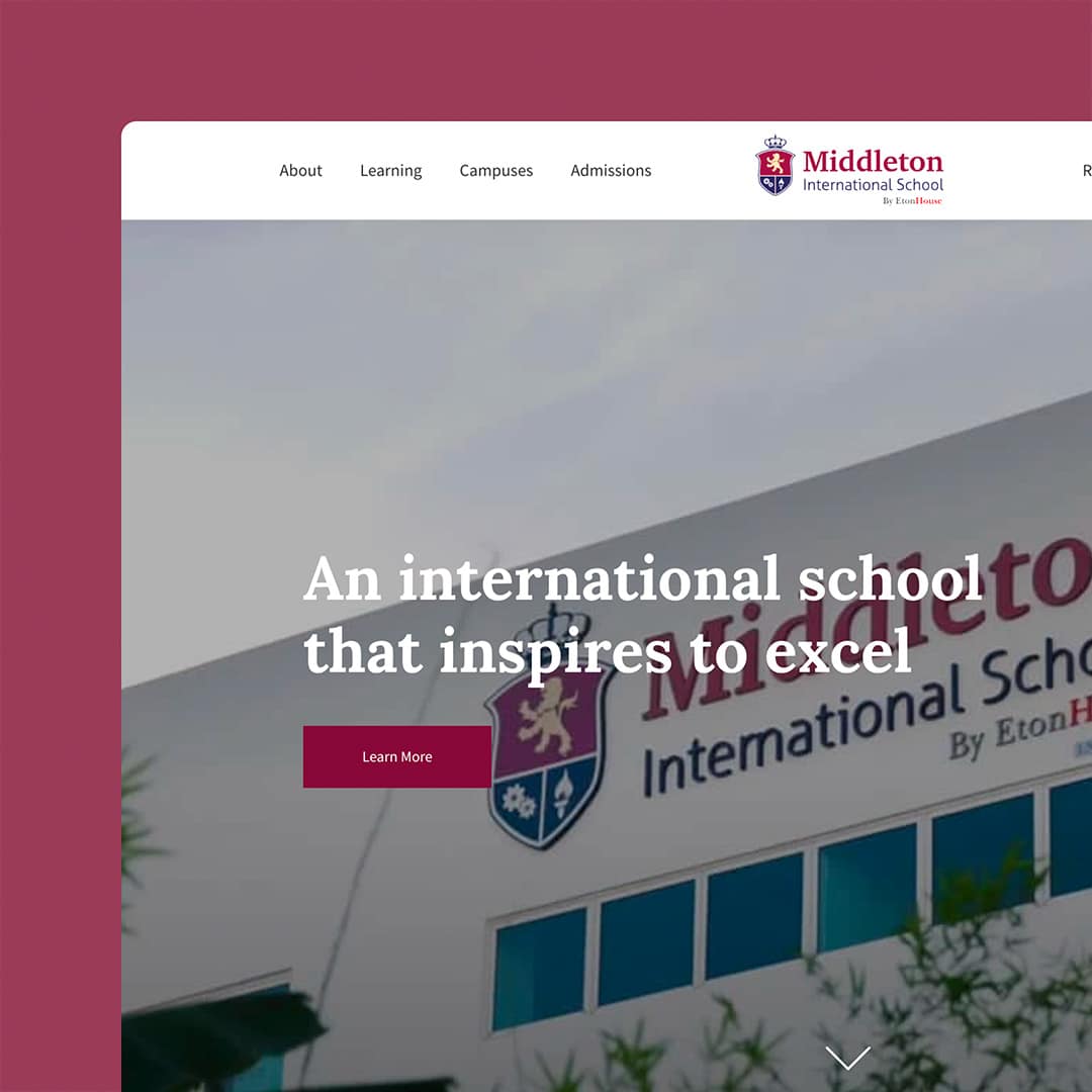 Case study image for Middleton International School