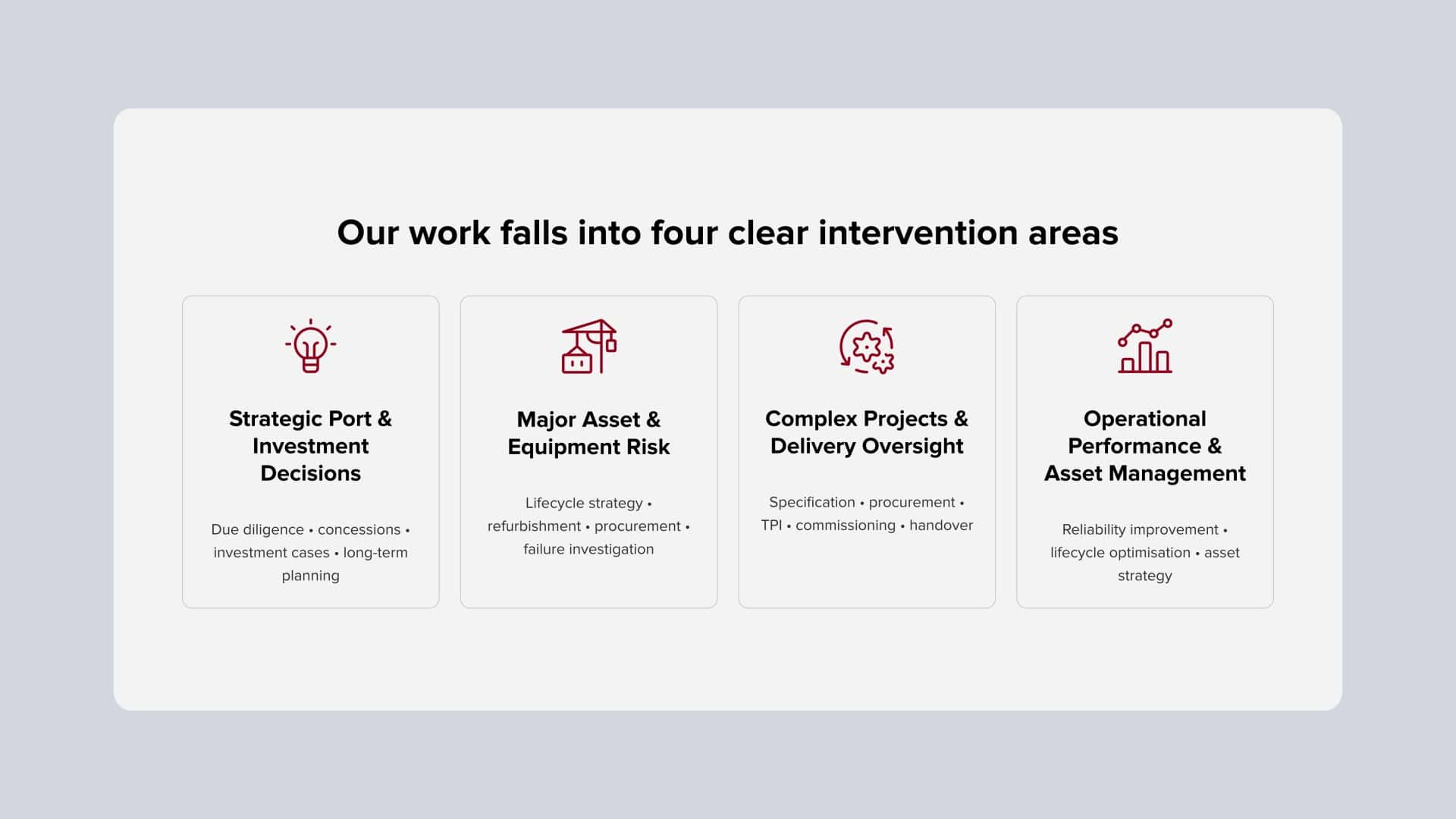 Trent Port Services website