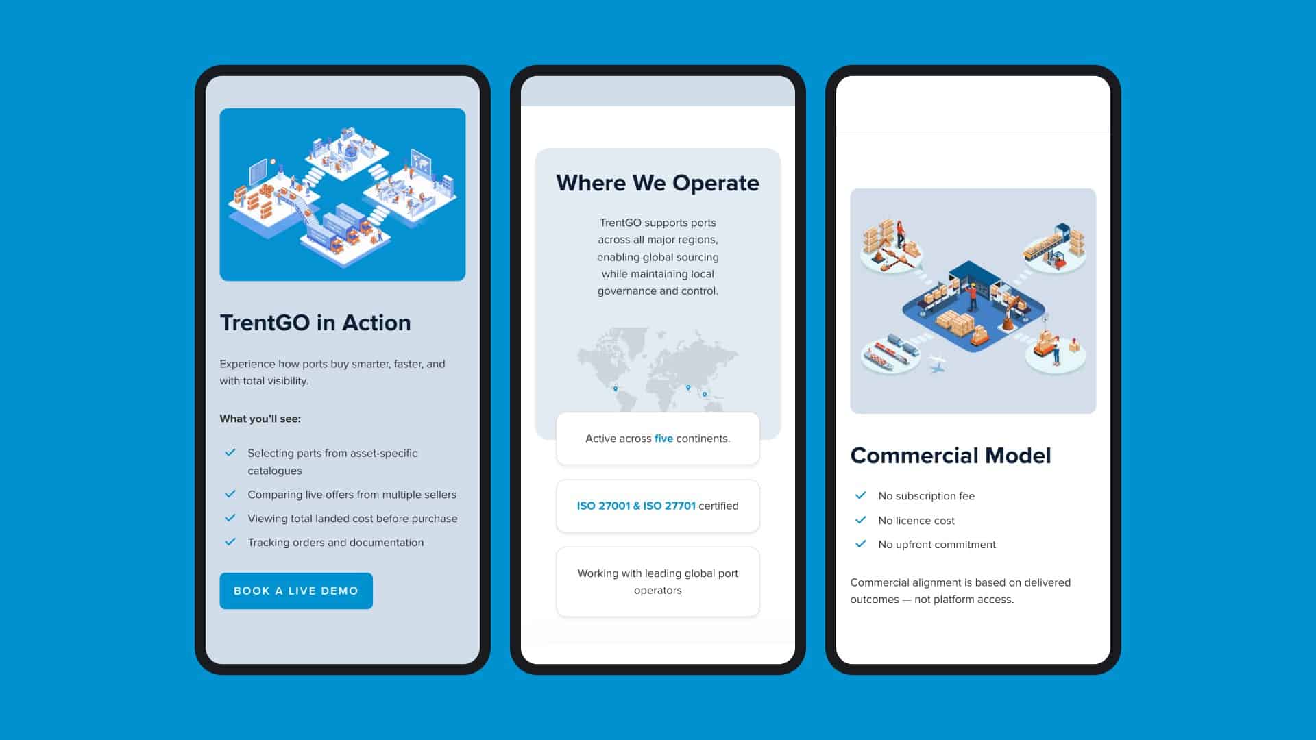 Trent Port Services website