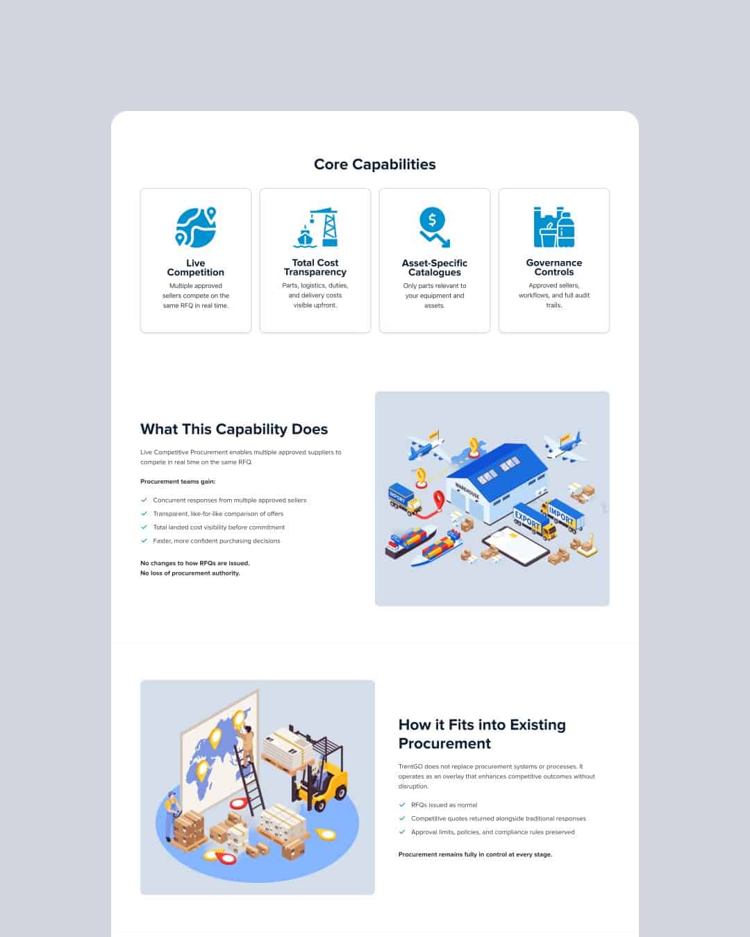 Trent Port Services website