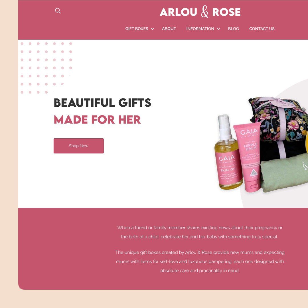 Arlou & Rose website