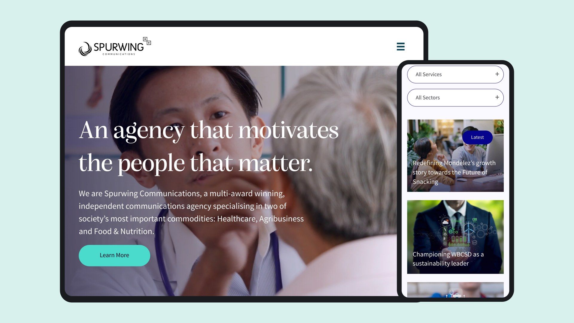 Spurwing Communications website