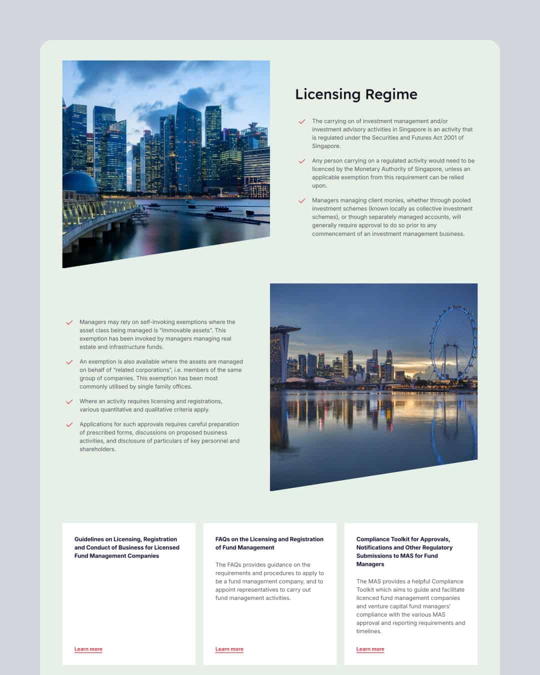 Singapore Funds Industry Group website
