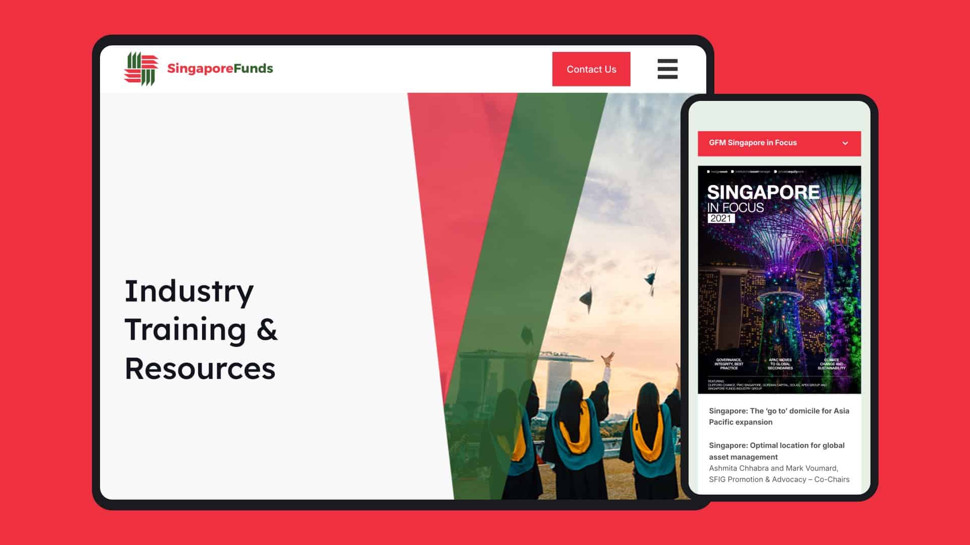 Singapore Funds Industry Group website