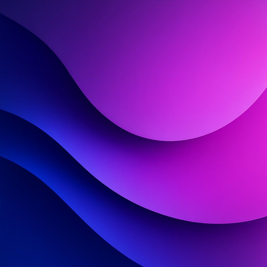 Abstract purple and blue wavy design