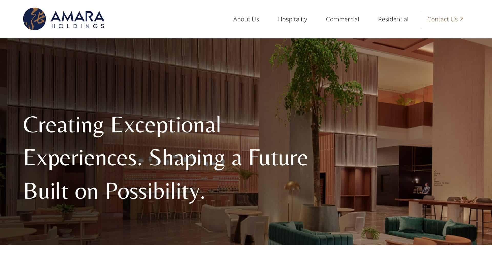 Amara Holdings website