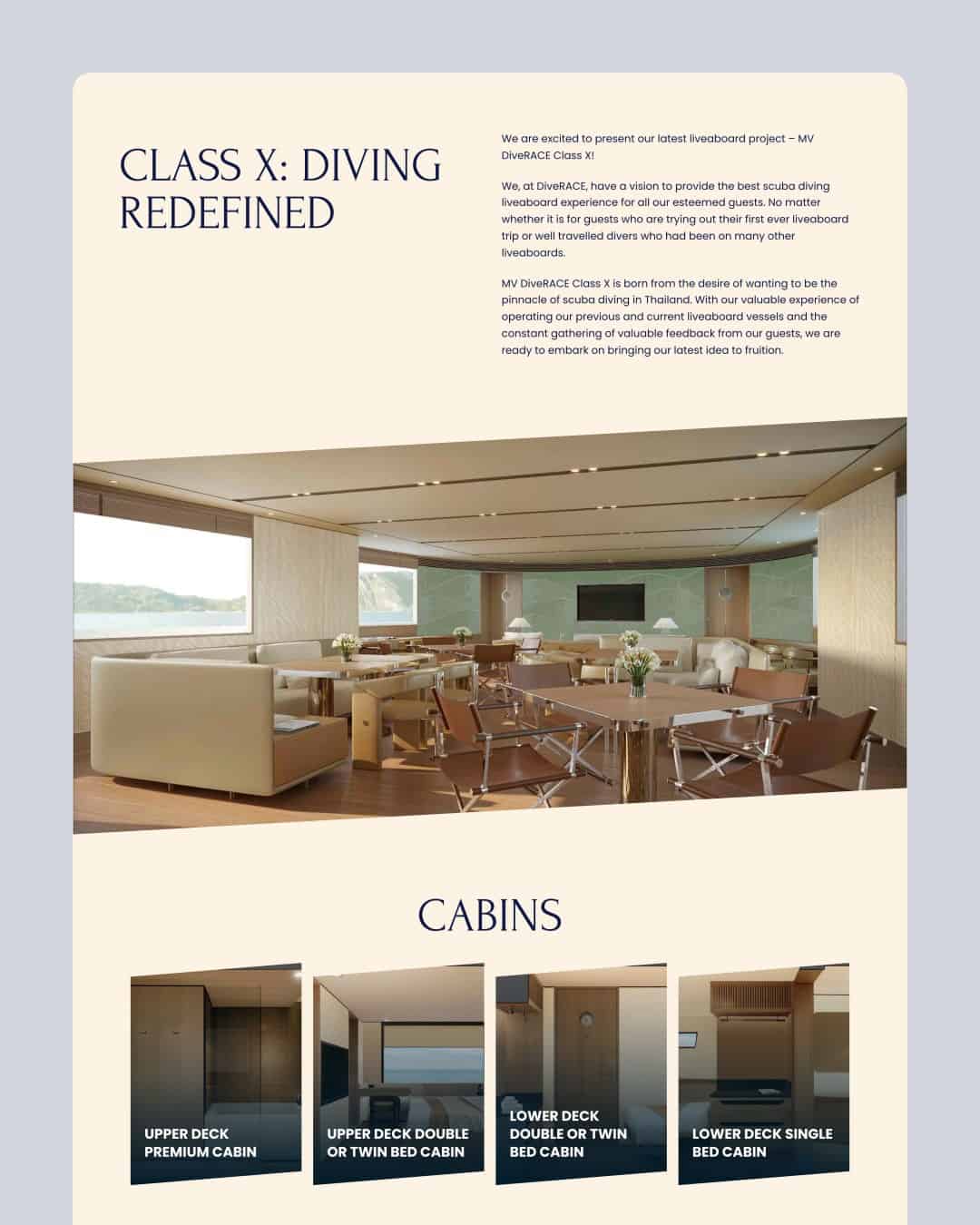 DiveRACE website