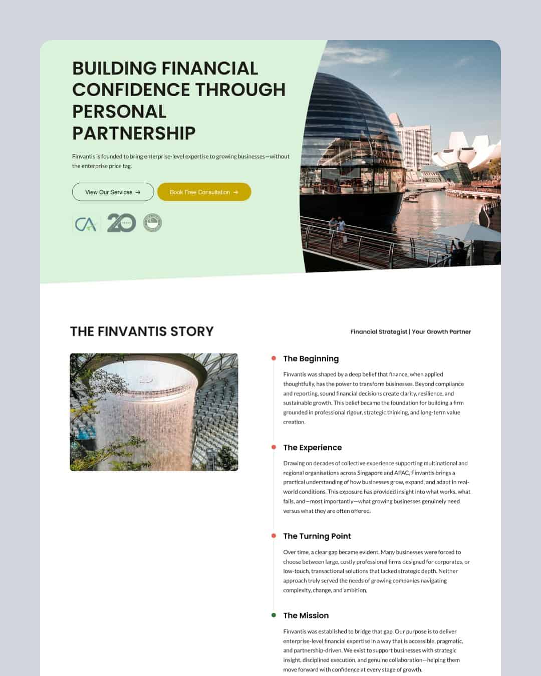 Finvantis website