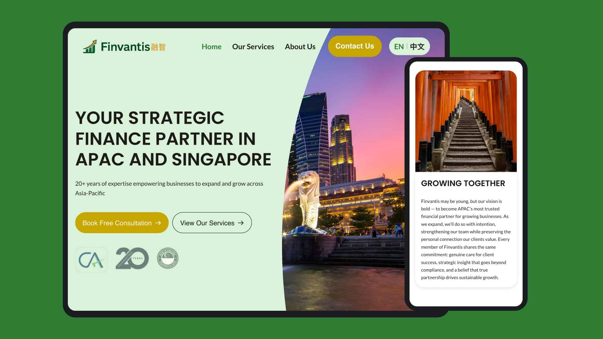 Finvantis website
