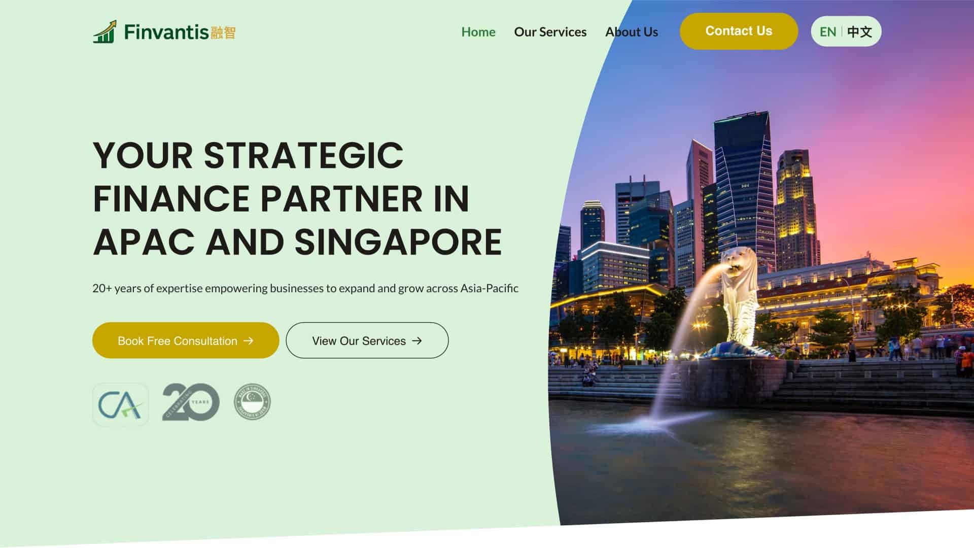 Finvantis website