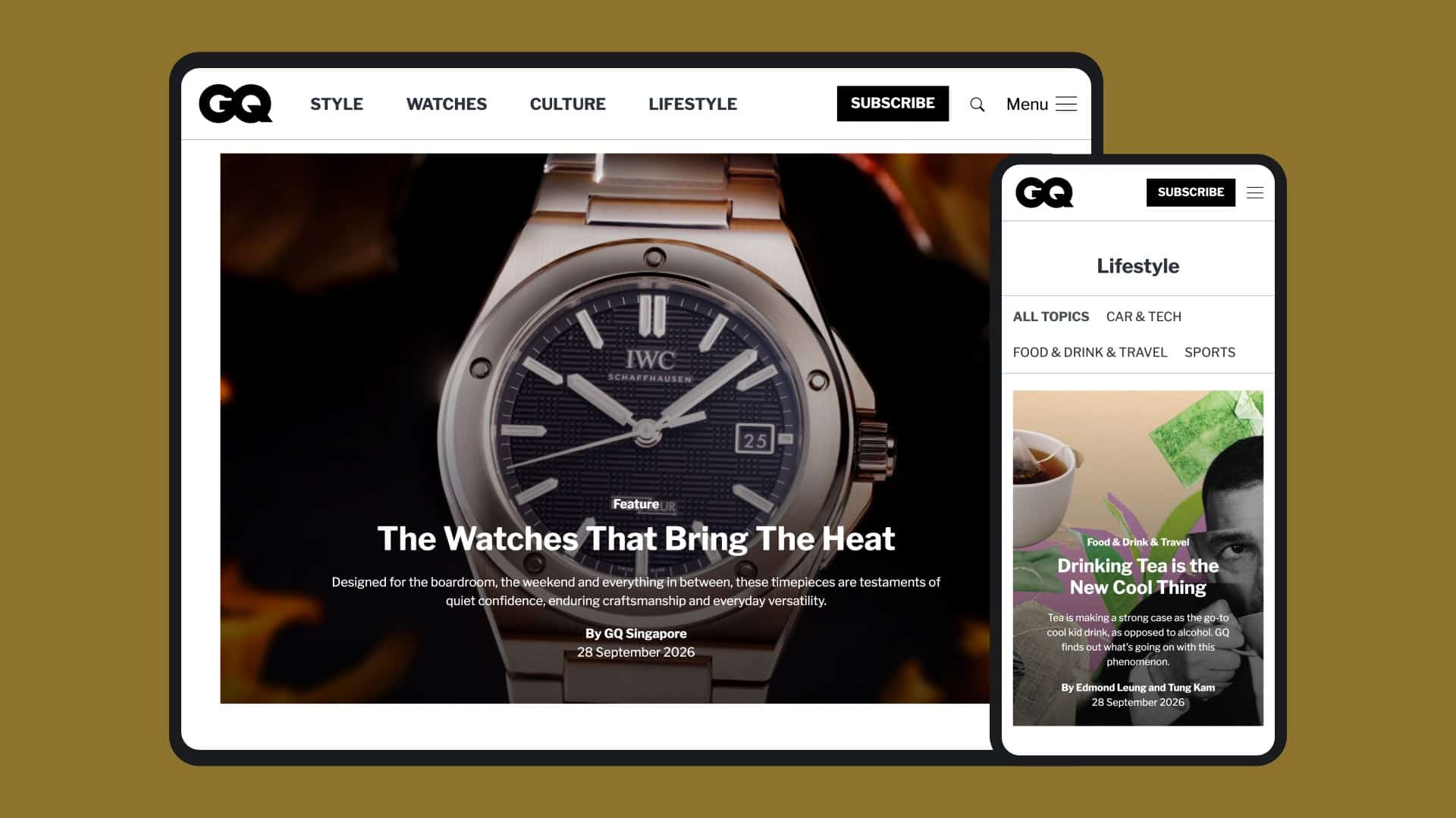 GQ Singapore website