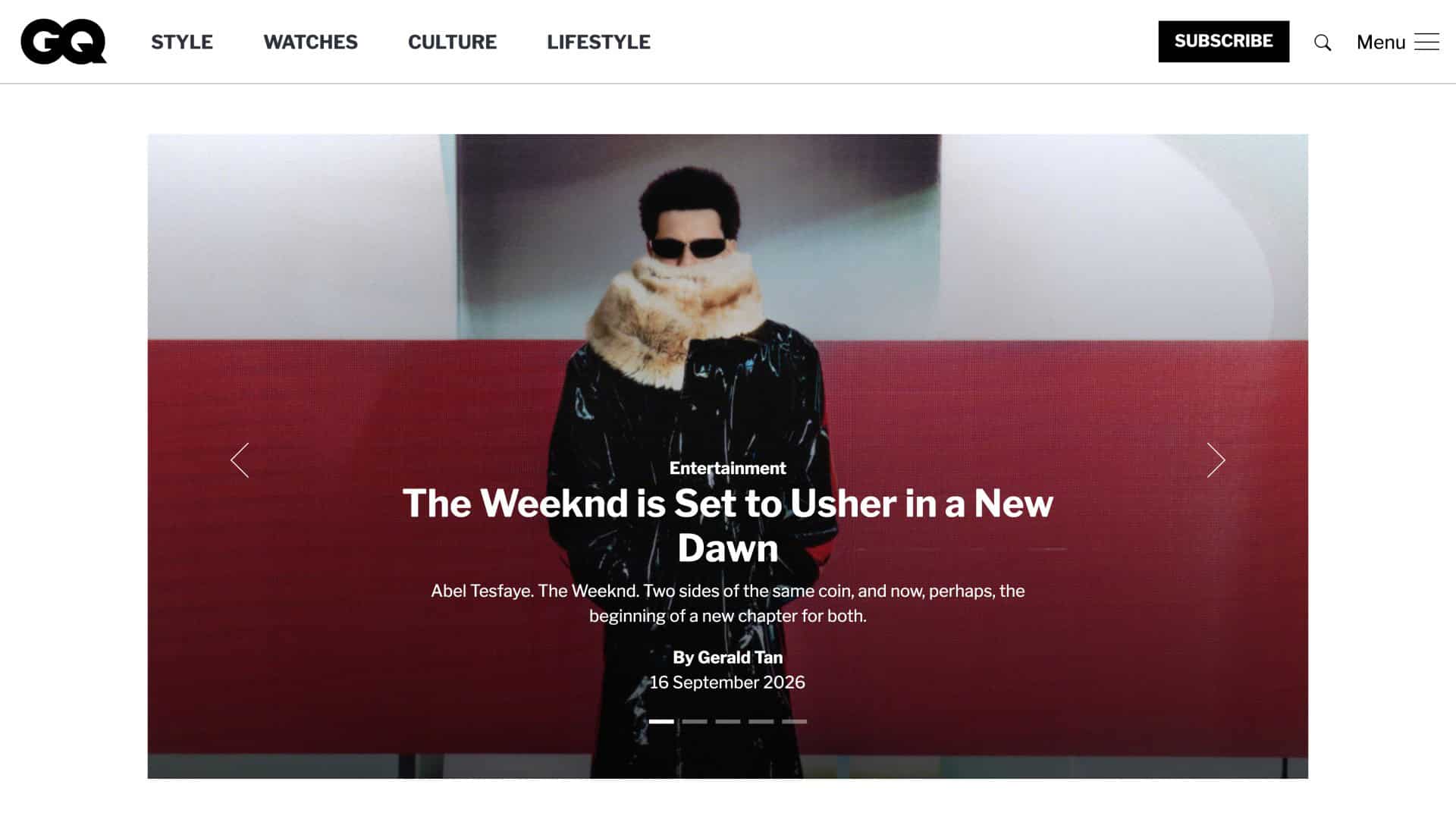 GQ Singapore website