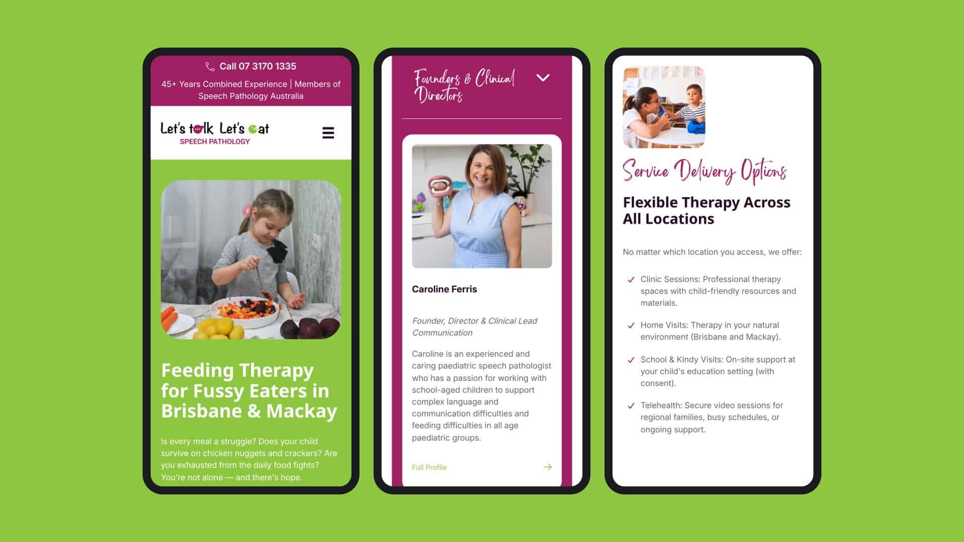 Let's Talk Let's Eat website