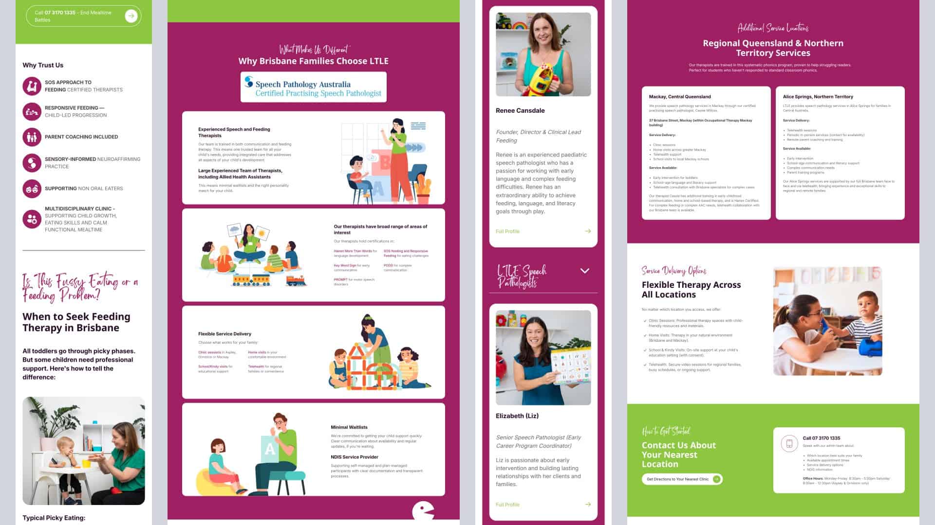 Let's Talk Let's Eat website
