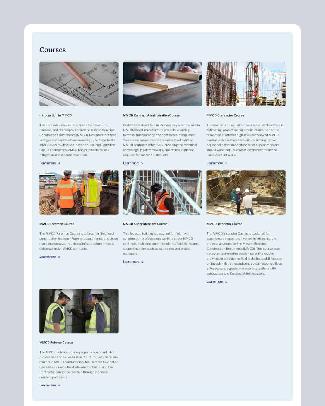 MMCD website