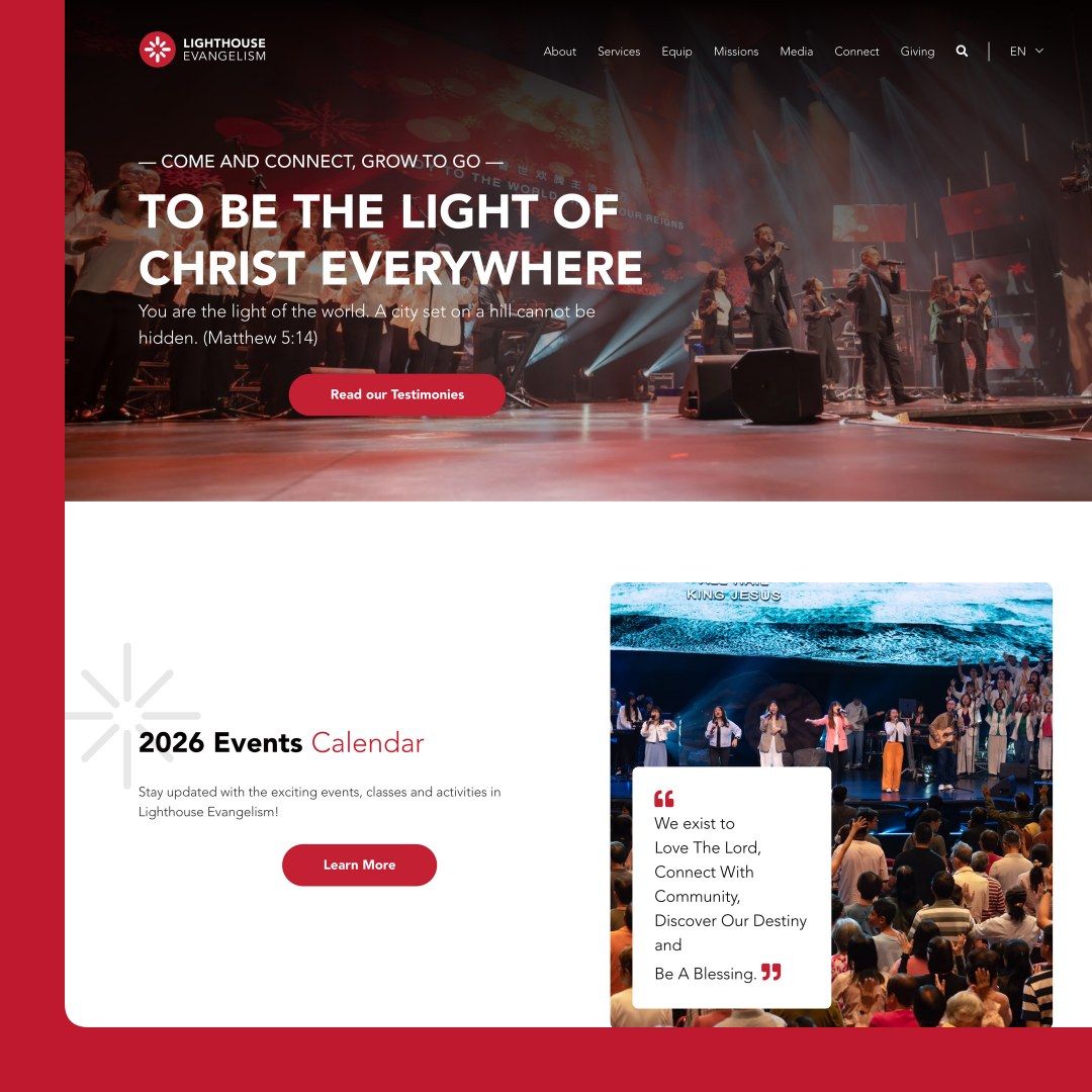 Lighthouse Evangelism website
