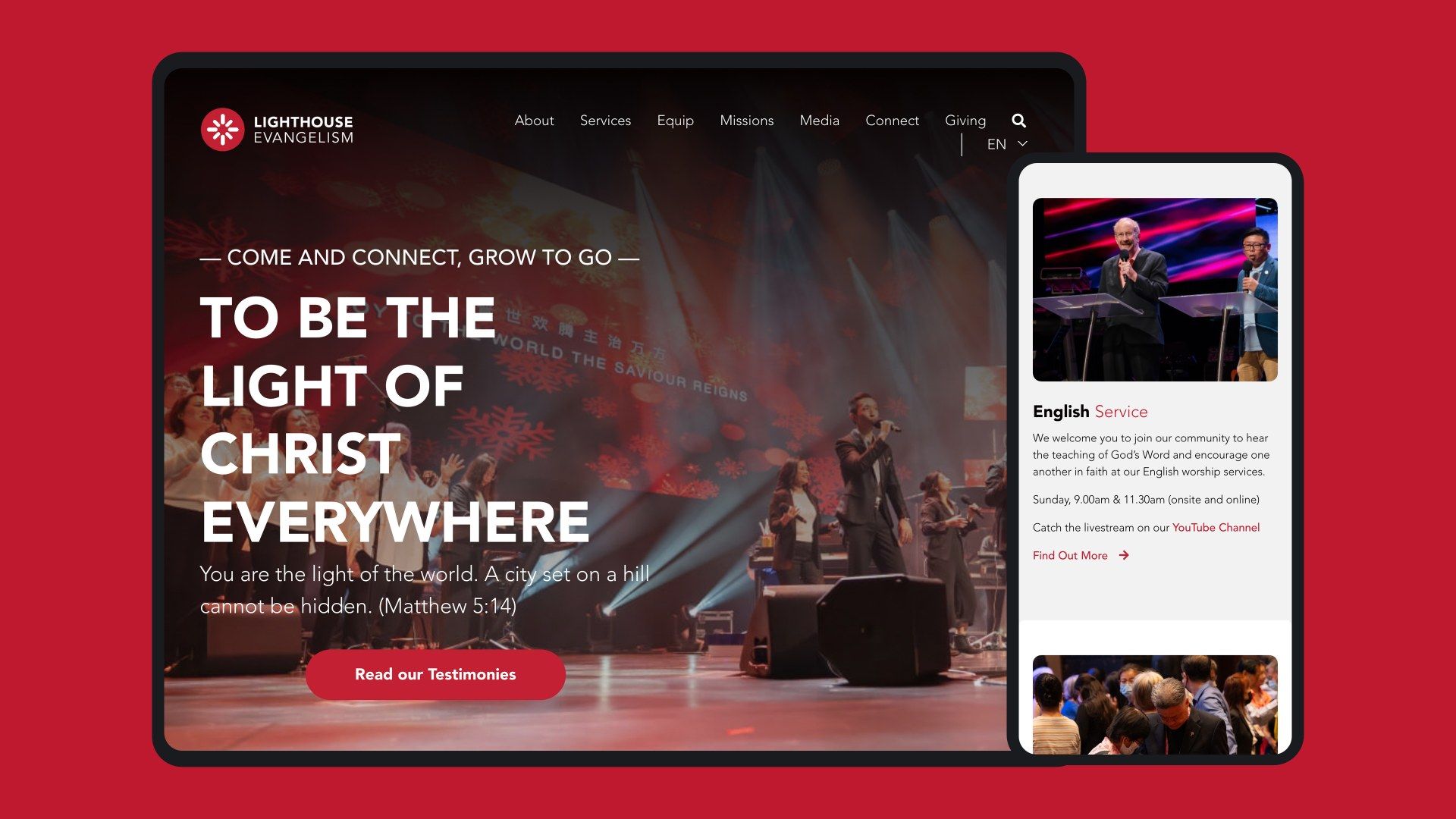 Lighthouse Evangelism website
