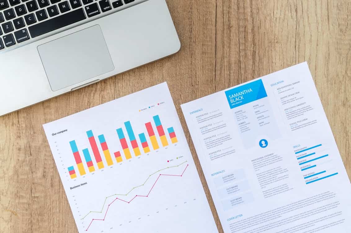 Website analytics dashboard showing ROI of ongoing maintenance