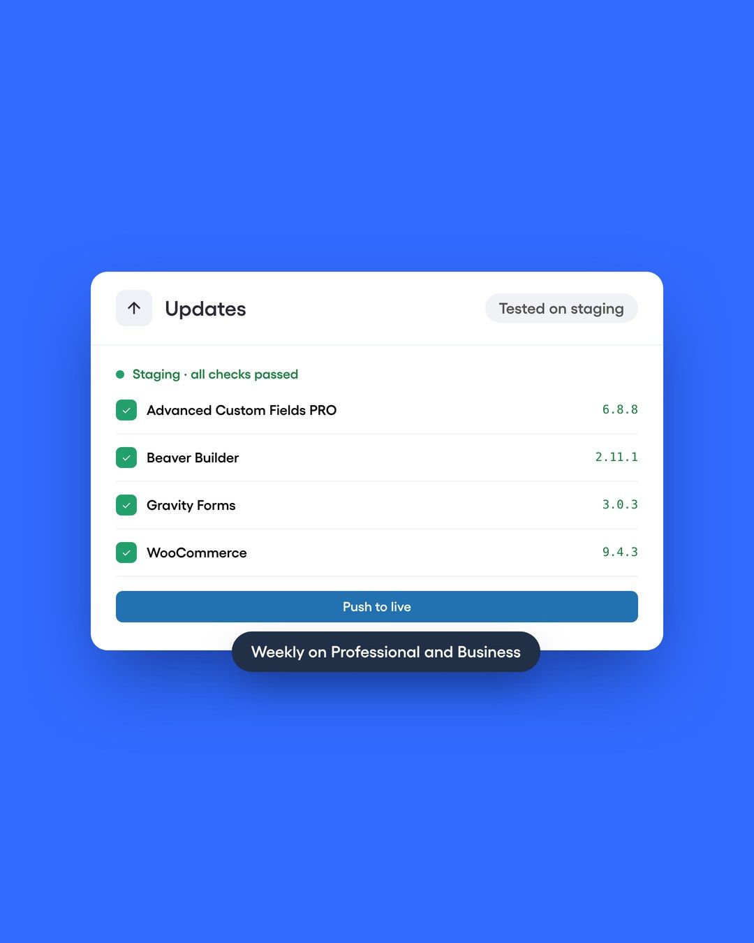 WordPress Updates