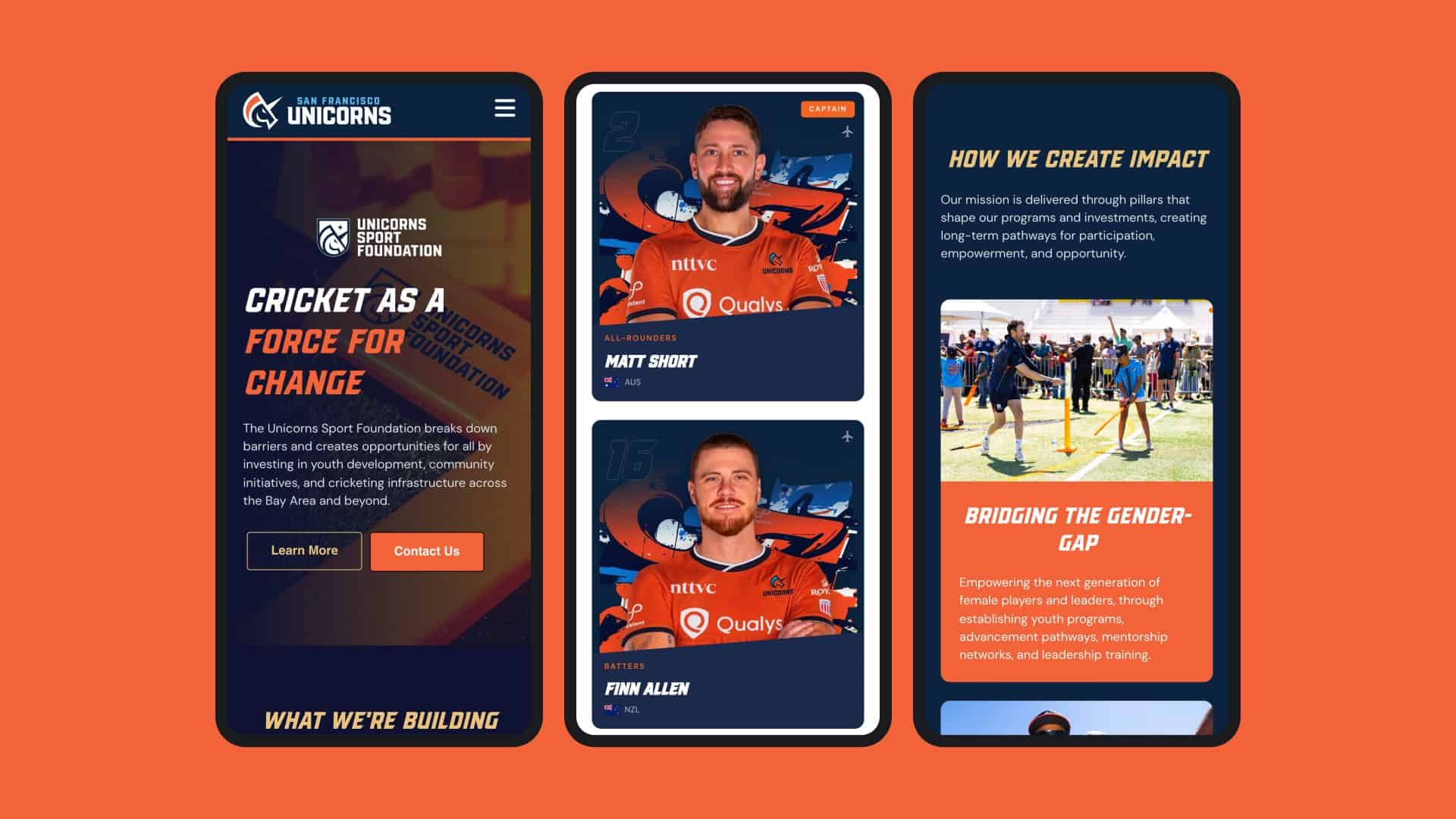 SF Unicorns website