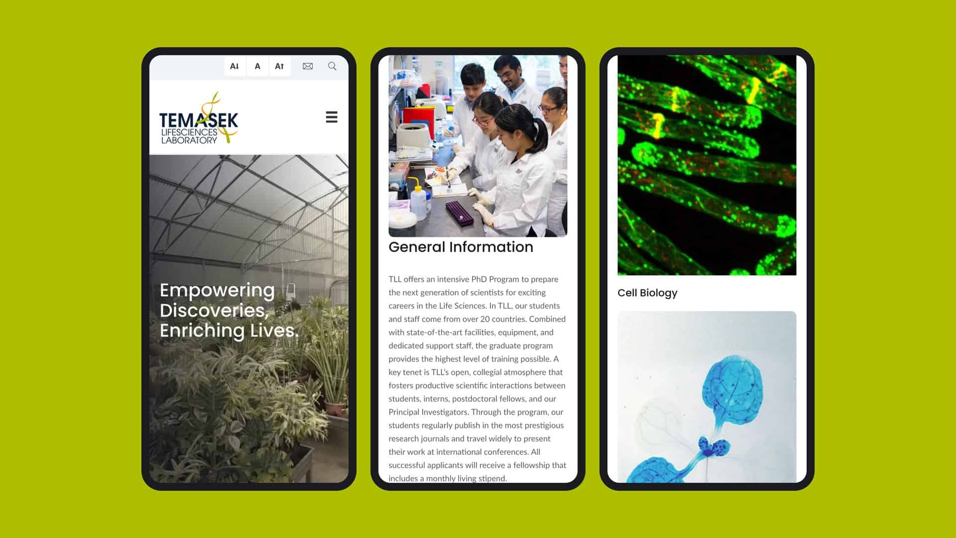 Temasek Life Sciences Laboratory website
