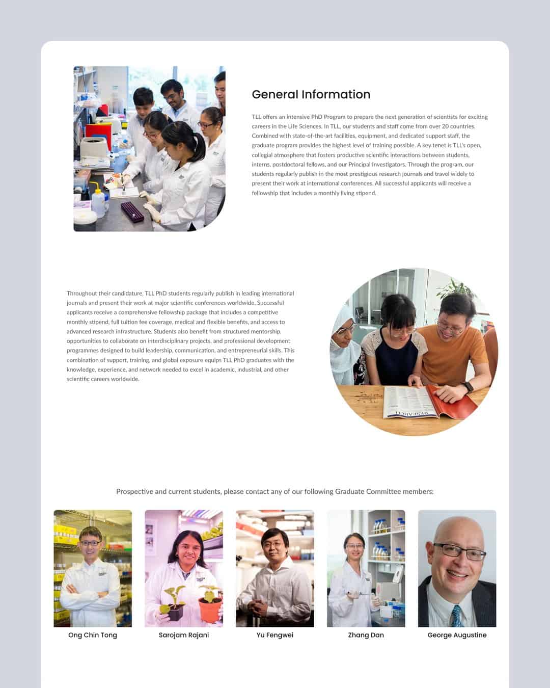 Temasek Life Sciences Laboratory website