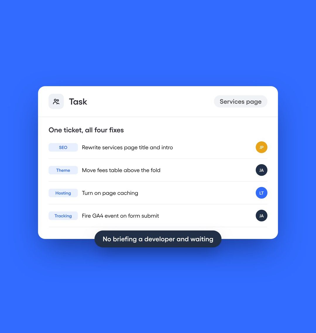 Blue triangular speaker device with colourful control buttons