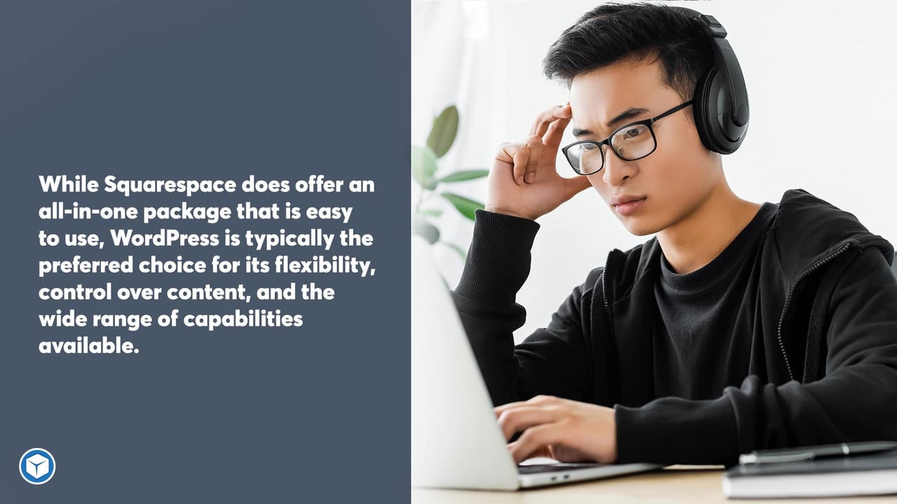 man working on computer and thinking