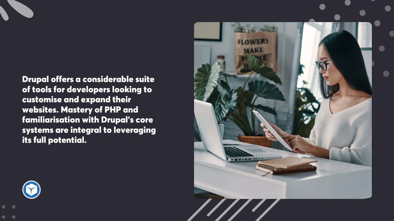 woman working on her laptop and tablet