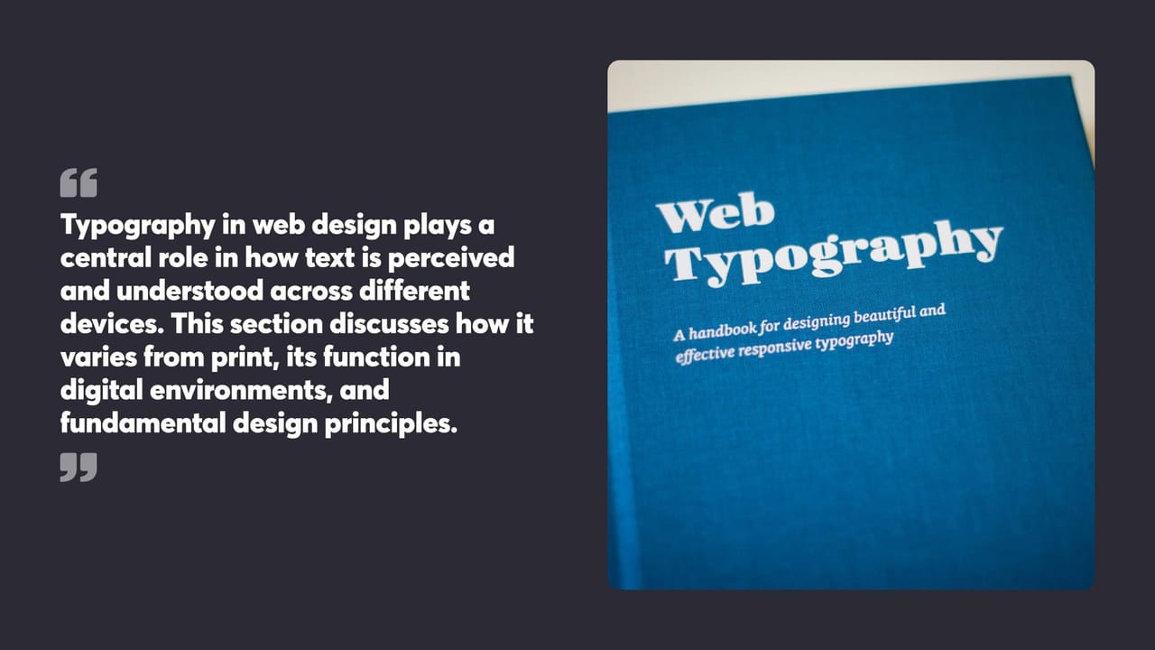 web typography essentials understanding