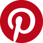 Pinterest logo 150x150 pixels