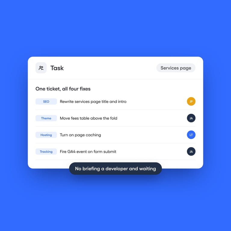 Blue triangular speaker device with colourful control buttons