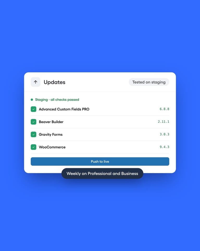 WordPress Updates