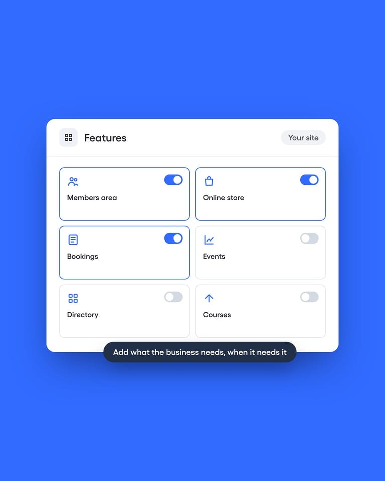 Adapts to your business
