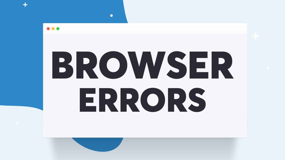 wordpress errors browser