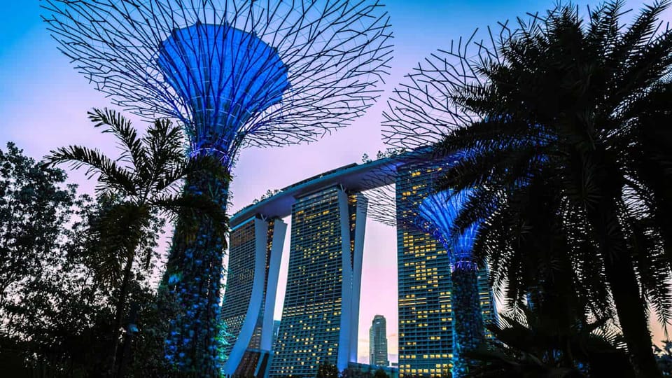 Singapore skyline with Marina Bay Sands