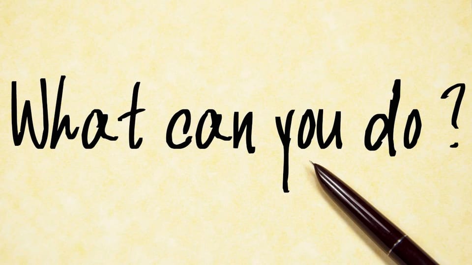 Inspirational question with pen on paper background