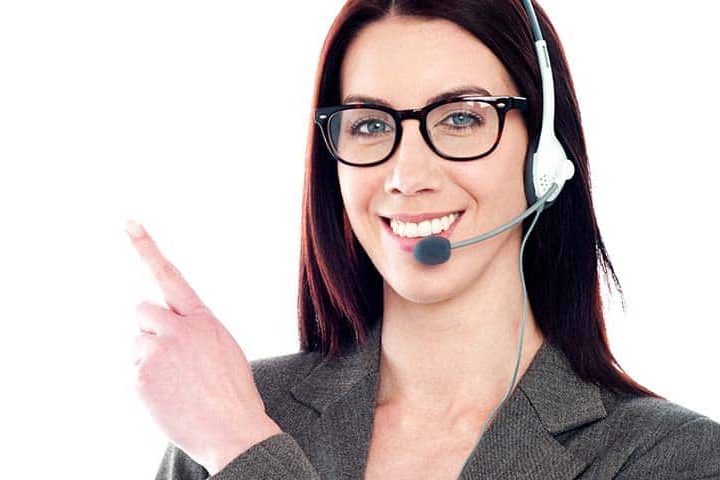 woman calling - customer service
