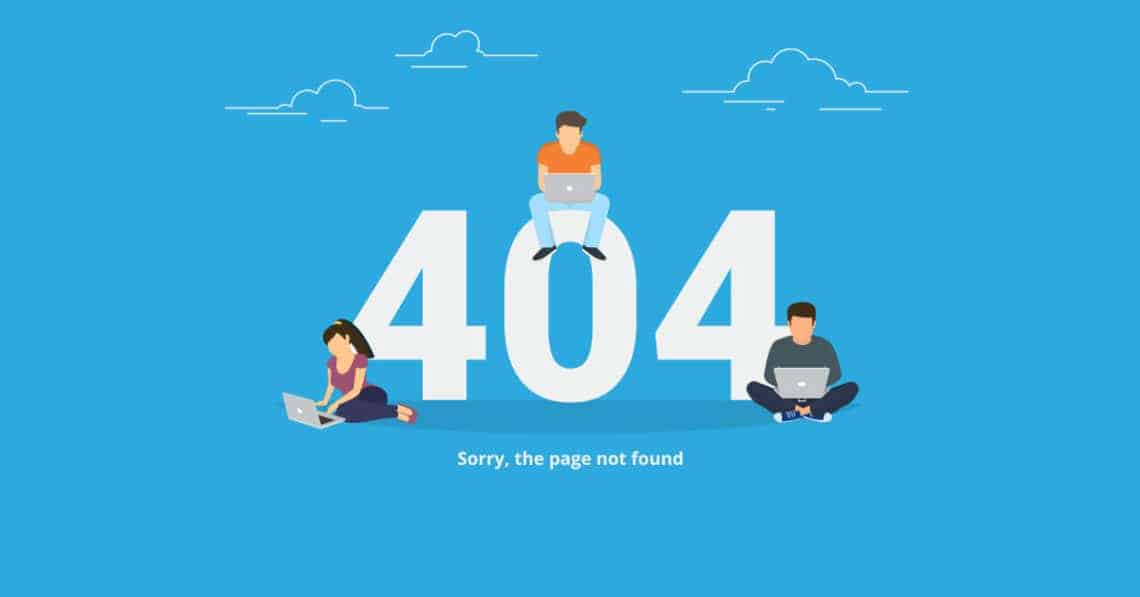 404 page with IT specialists