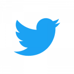 Twitter logo 150 x 150 pixels