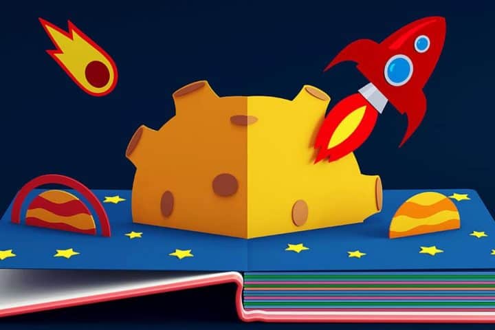 open book illustration