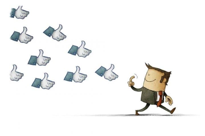 likes vector illustration