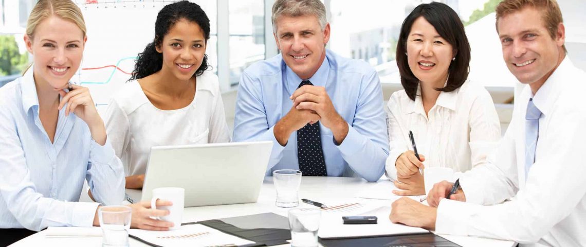 business meeting in an office