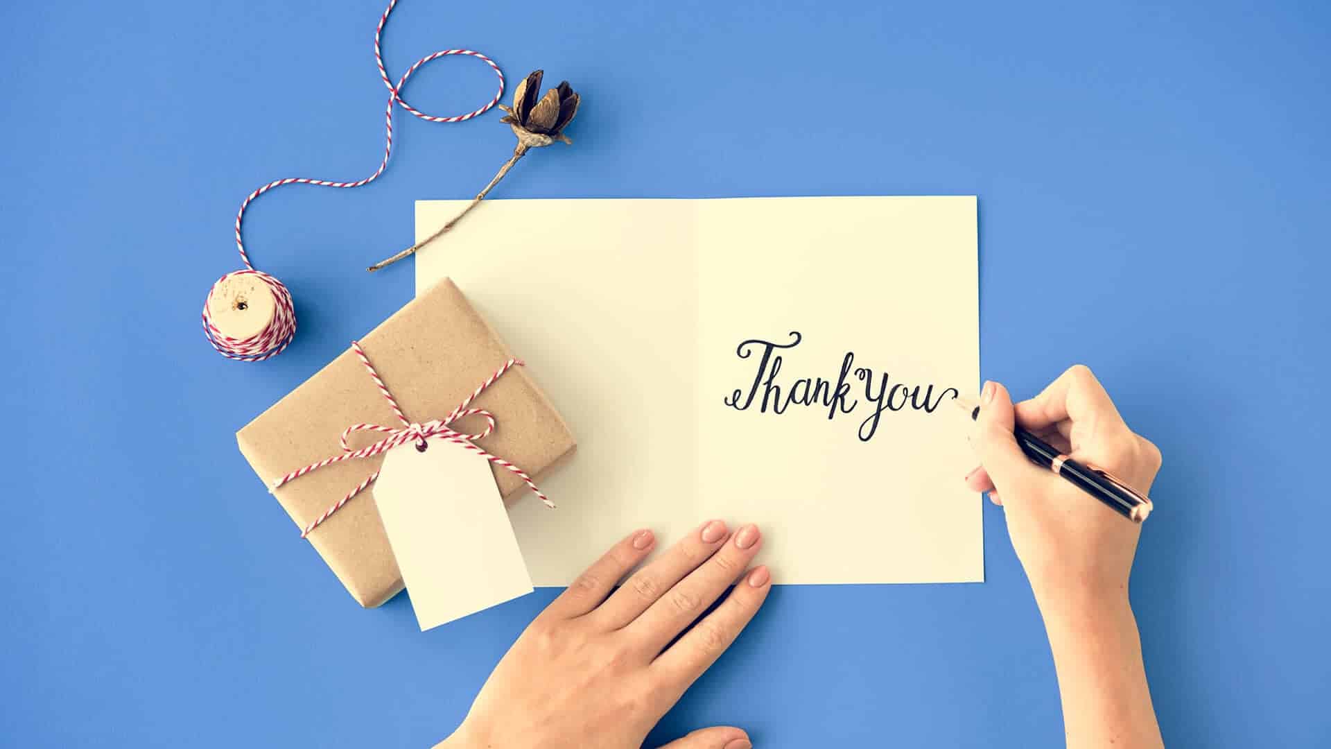 Connect With Your Customers By Saying Thank You