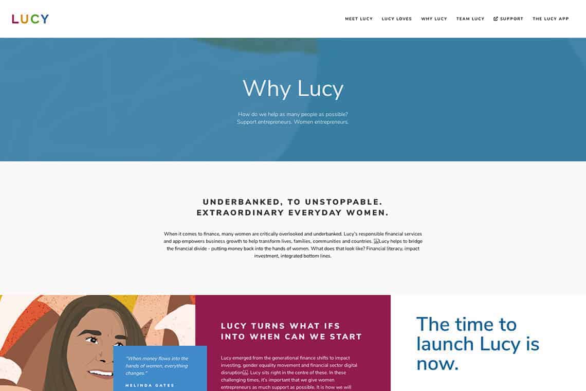 Lucy Portfolio Hero