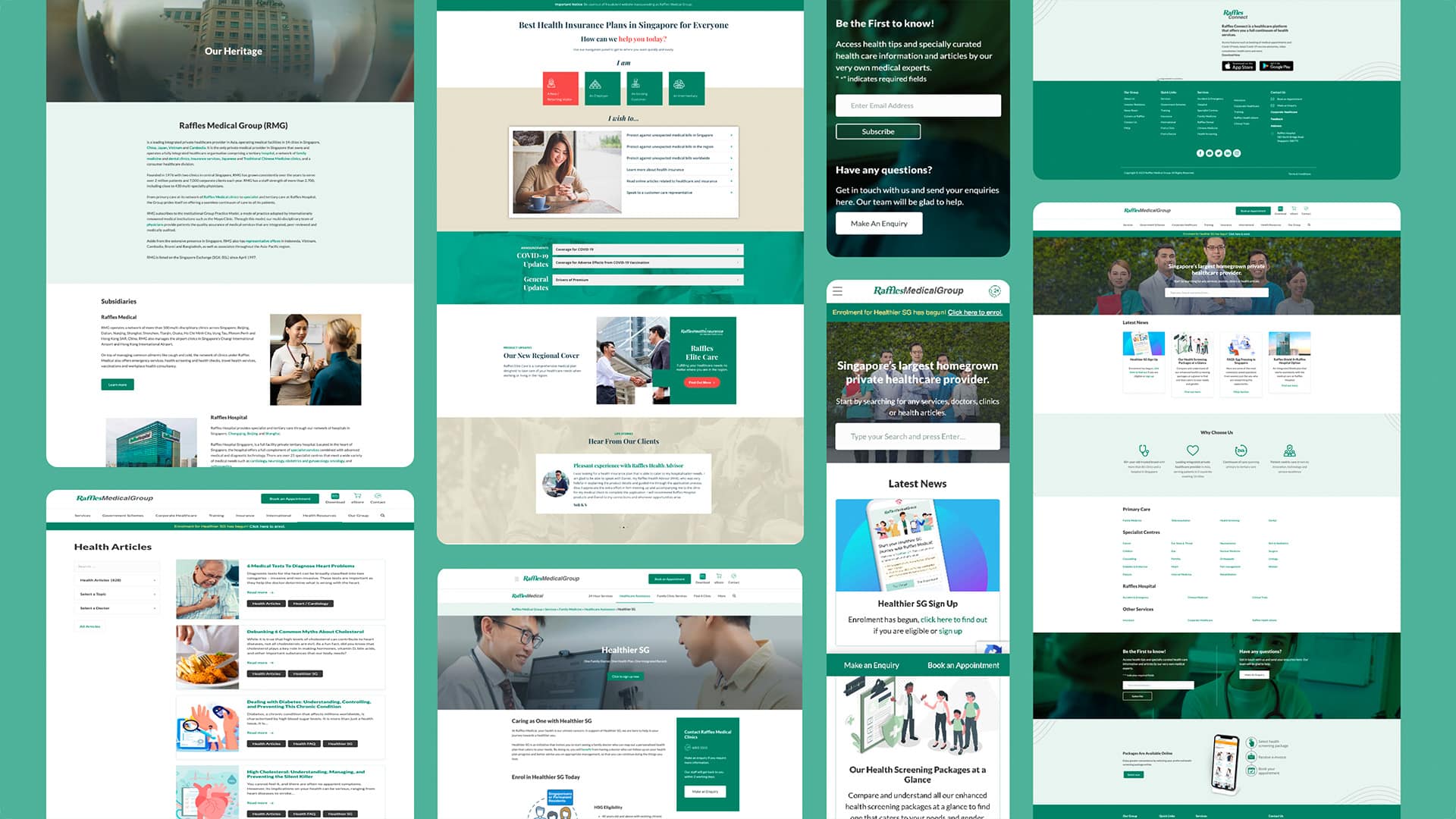 portfolio rafflesmedicalgroup design 3