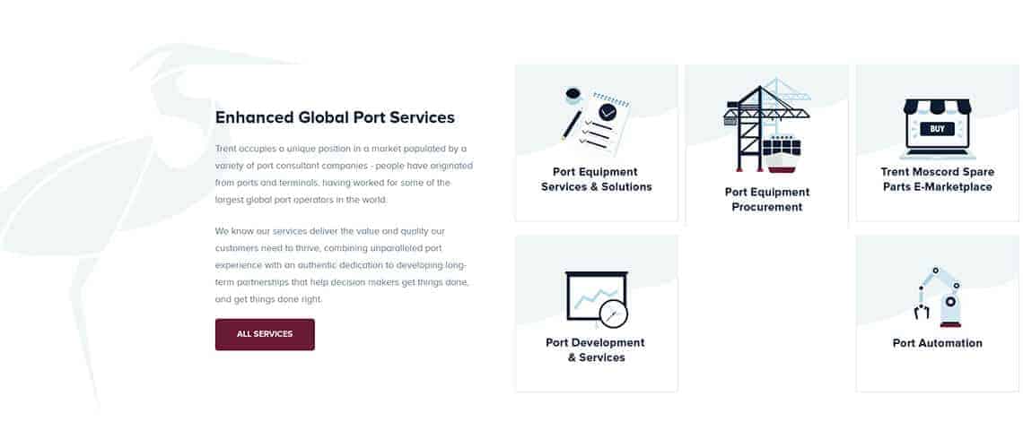 trent port services portfolio solution 3