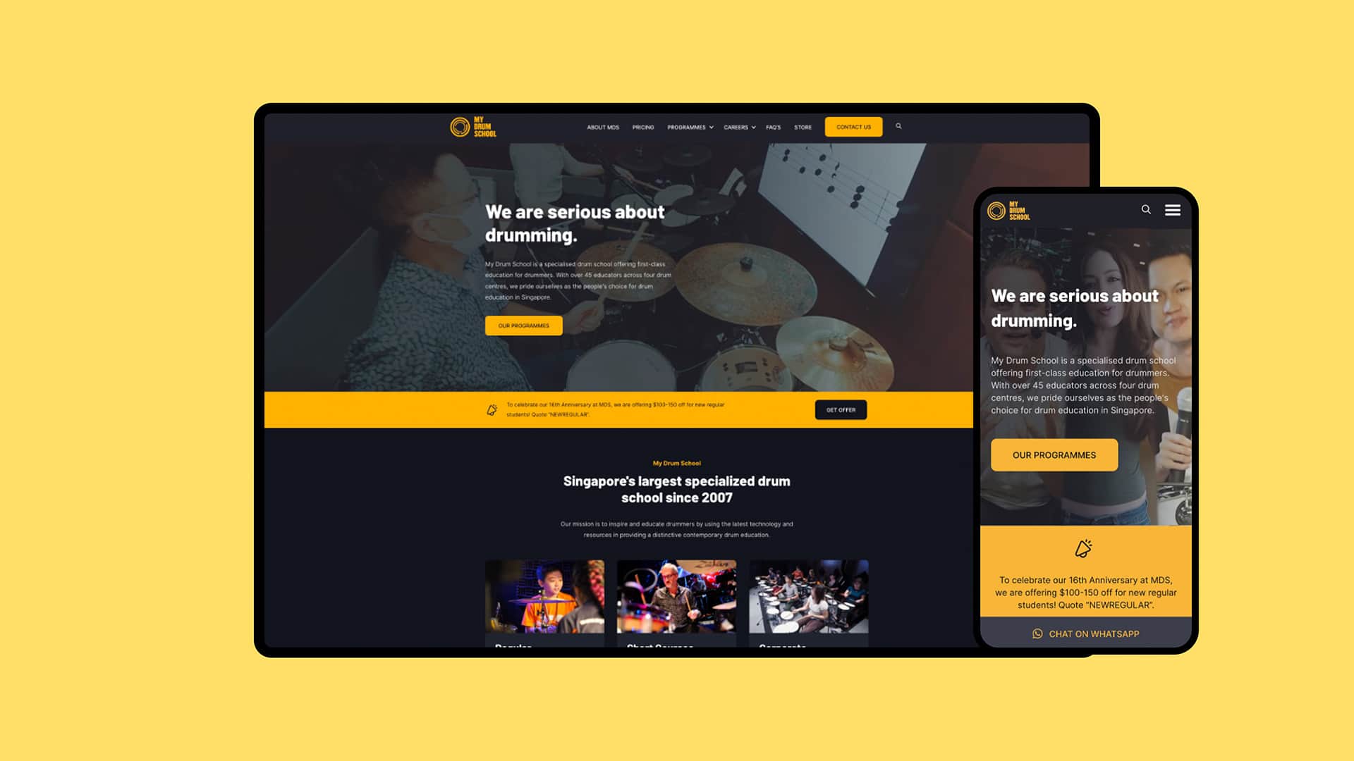 My Drum School Case Study Chillybin